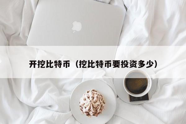 开挖比特币(挖比特币要投资多少)