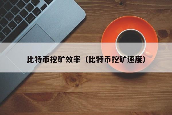 比特币挖矿效率(比特币挖矿速度)