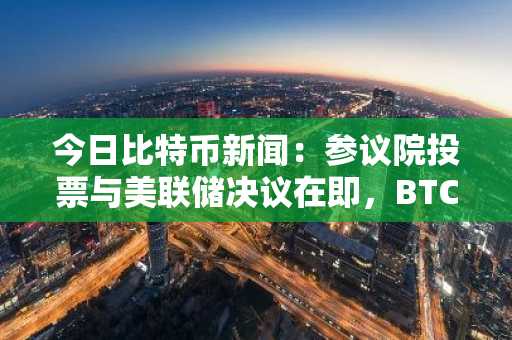 今日比特币新闻:参议院投票与美联储决议在即,BTC稳守7.7万美元