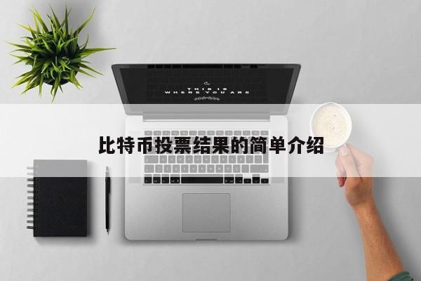 比特币投票结果的简单介绍