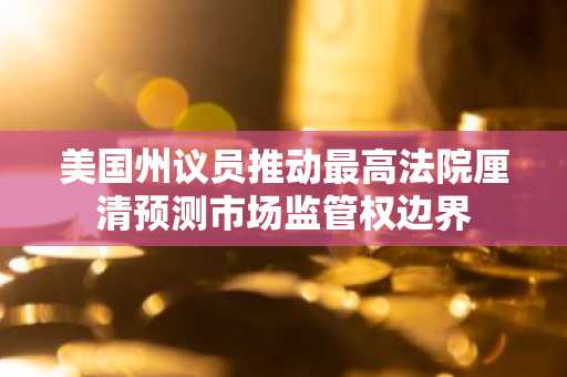 美国州议员推动最高法院厘清预测市场监管权边界