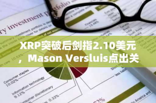 XRP突破后剑指2.10美元,Mason Versluis点出关键价位