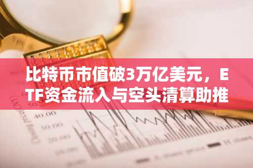 比特币市值破3万亿美元，ETF资金流入与空头清算助推牛市行情