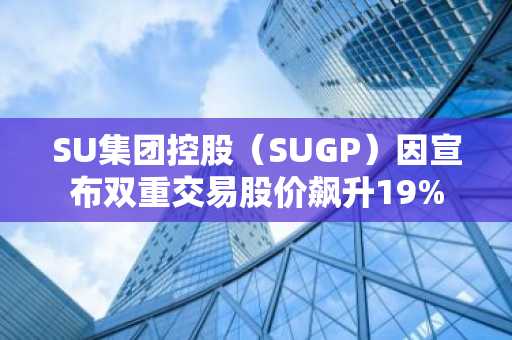SU集团控股(SUGP)因宣布双重交易股价飙升19%