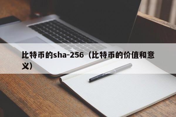 比特币的sha-256（比特币的价值和意义）