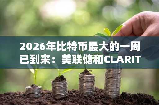 2026年比特币最大的一周已到来：美联储和CLARITY投票成为焦点