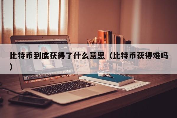 比特币到底获得了什么意思（比特币获得难吗）
