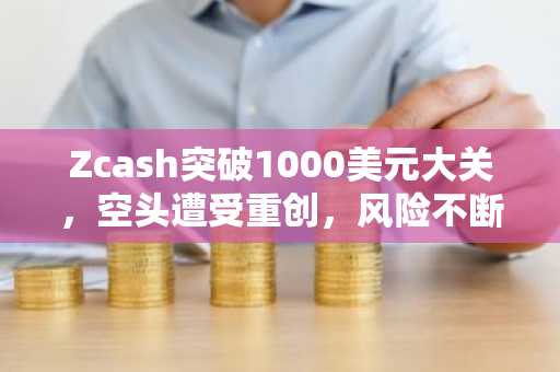 Zcash突破1000美元大关,空头遭受重创,风险不断攀升