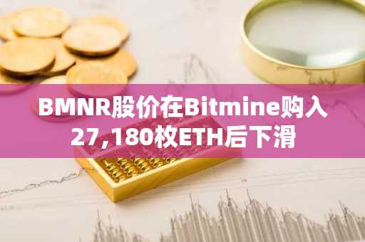 BMNR股价在Bitmine购入27,180枚ETH后下滑