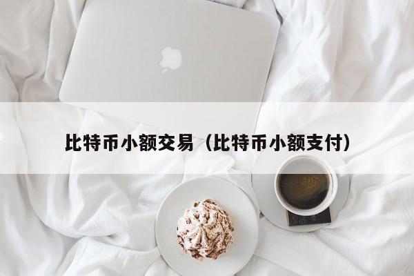 比特币小额交易（比特币小额支付）