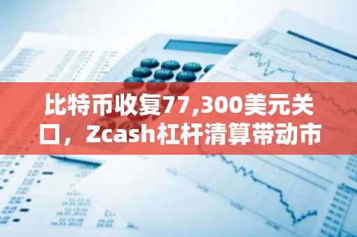 比特币收复77,300美元关口,Zcash杠杆清算带动市场回暖
