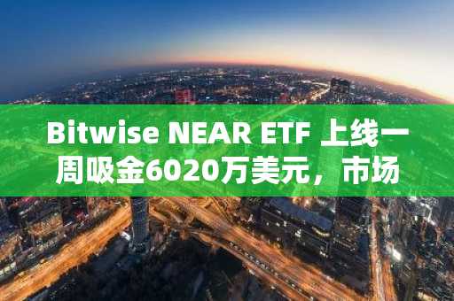Bitwise NEAR ETF 上线一周吸金6020万美元，市场看好后市突破