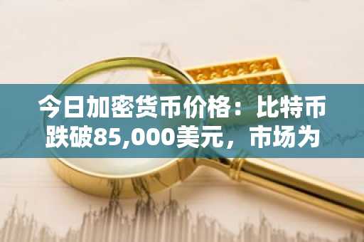今日加密货币价格：比特币跌破85,000美元，市场为大周做准备
