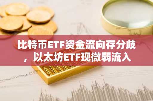 比特币ETF资金流向存分歧，以太坊ETF现微弱流入