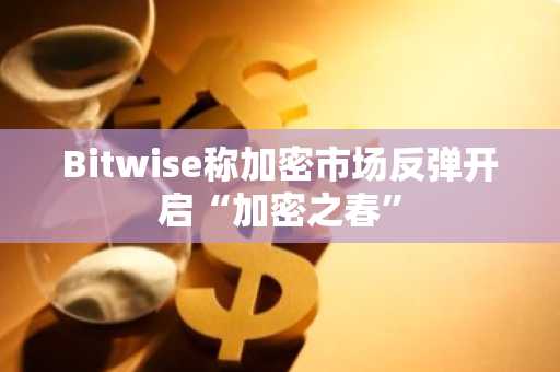 Bitwise称加密市场反弹开启“加密之春”