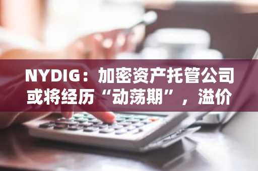 NYDIG：加密资产托管公司或将经历“动荡期”，溢价持续收窄