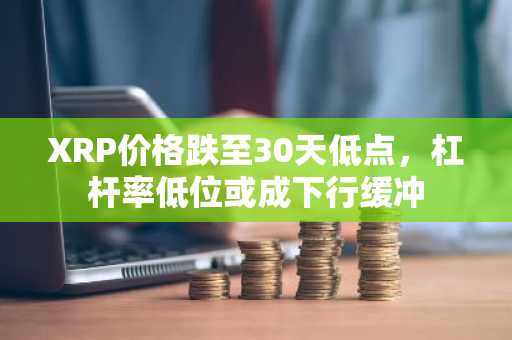XRP价格跌至30天低点，杠杆率低位或成下行缓冲