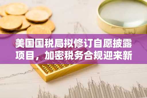美国国税局拟修订自愿披露项目，加密税务合规迎来新路径
