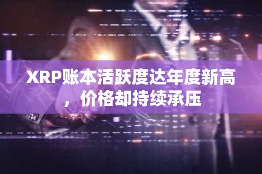 XRP账本活跃度达年度新高，价格却持续承压