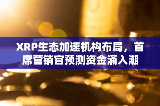 XRP生态加速机构布局，首席营销官预测资金涌入潮
