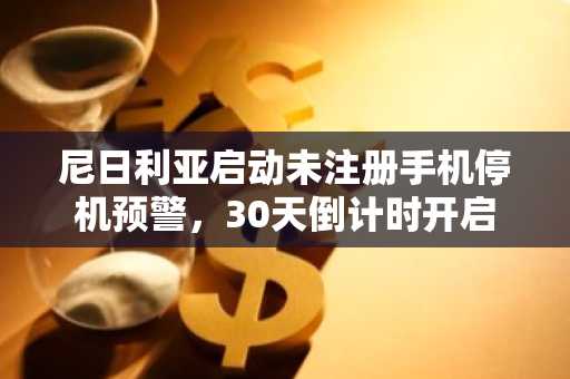 尼日利亚启动未注册手机停机预警，30天倒计时开启