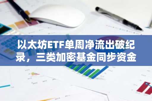 以太坊ETF单周净流出破纪录，三类加密基金同步资金外流