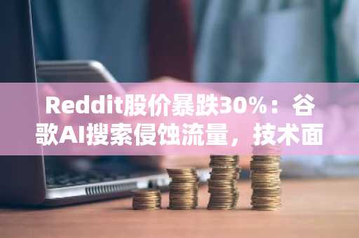 Reddit股价暴跌30%：谷歌AI搜索侵蚀流量，技术面现死亡交叉