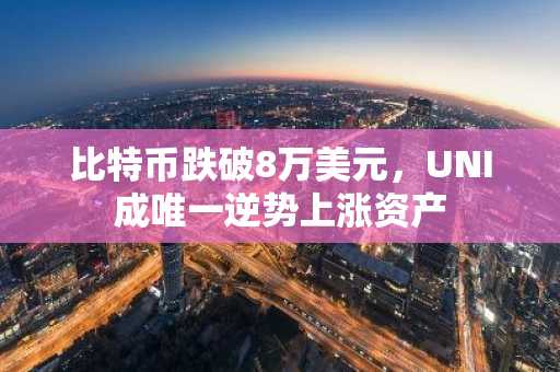 比特币跌破8万美元，UNI成唯一逆势上涨资产