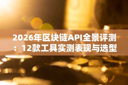 2026年区块链API全景评测:12款工具实测表现与选型指南