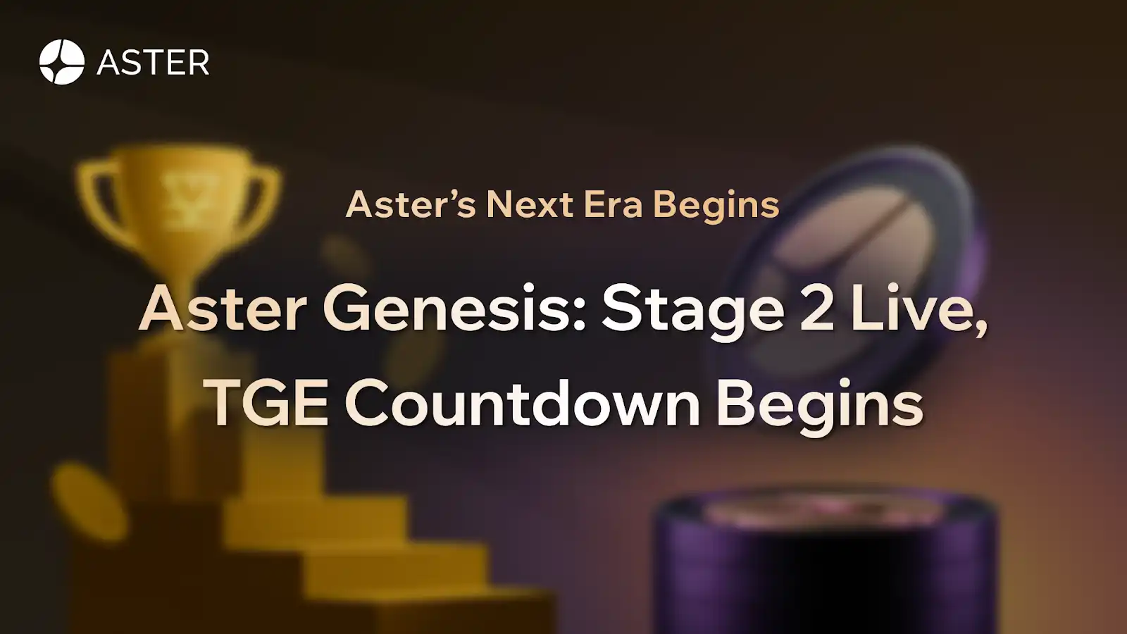Aster下一时代开启：积分空投第二阶段上线，TGE倒计时开始
