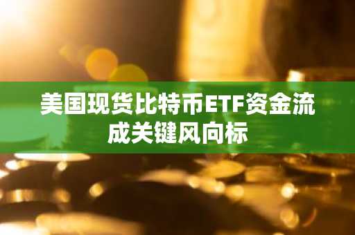 美国现货比特币ETF资金流成关键风向标