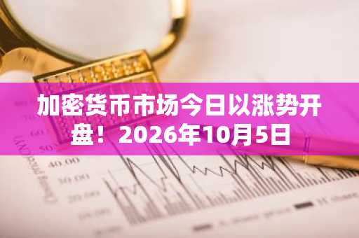 加密货币市场今日以涨势开盘！2026年10月5日