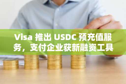 Visa 推出 USDC 预充值服务，支付企业获新融资工具