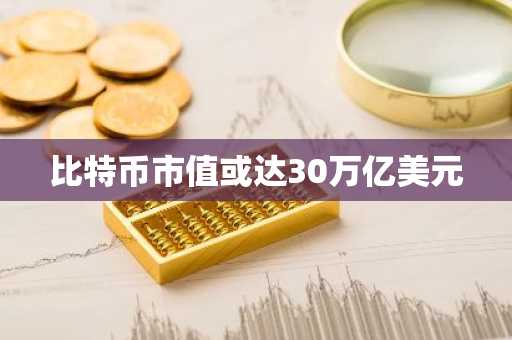 比特币市值或达30万亿美元