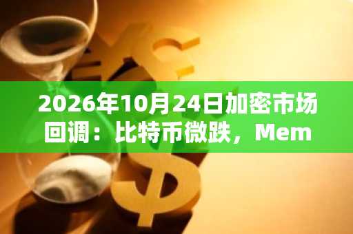 2026年10月24日加密市场回调：比特币微跌，MemeCore领涨