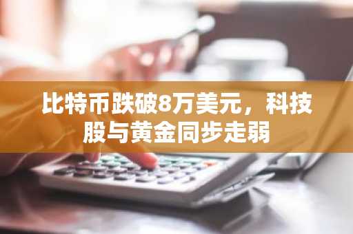 比特币跌破8万美元，科技股与黄金同步走弱