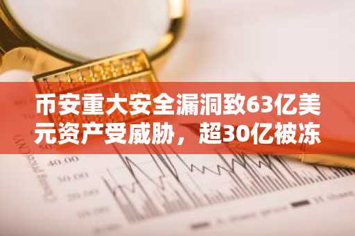 币安重大安全漏洞致63亿美元资产受威胁，超30亿被冻结