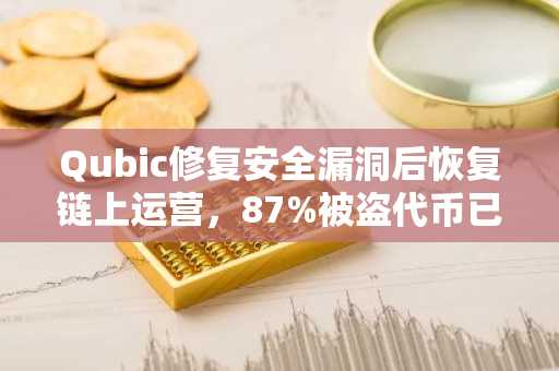 Qubic修复安全漏洞后恢复链上运营，87%被盗代币已冻结待返还