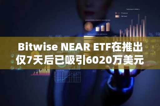 Bitwise NEAR ETF在推出仅7天后已吸引6020万美元资金