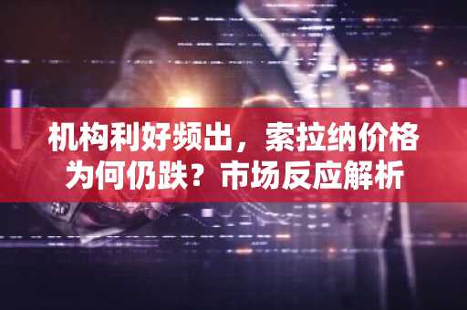机构利好频出，索拉纳价格为何仍跌？市场反应解析