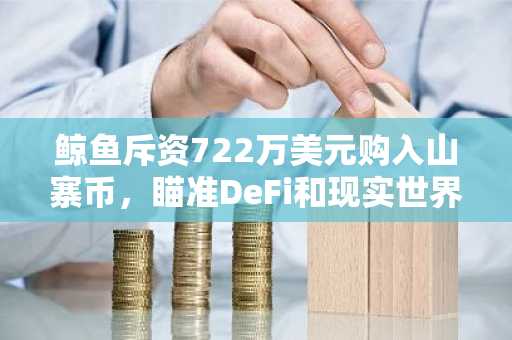 鲸鱼斥资722万美元购入山寨币，瞄准DeFi和现实世界资产