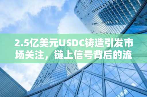 2.5亿美元USDC铸造引发市场关注，链上信号背后的流动性解读